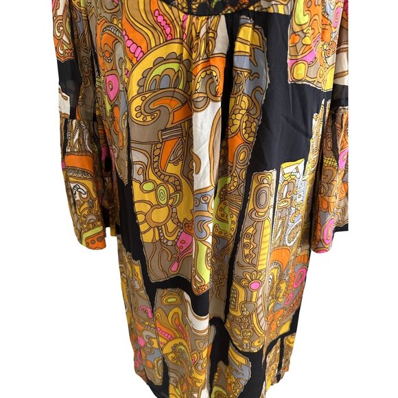 TRINA TURK Multicolor Swing Dress Size 12 - Picture 7 of 9